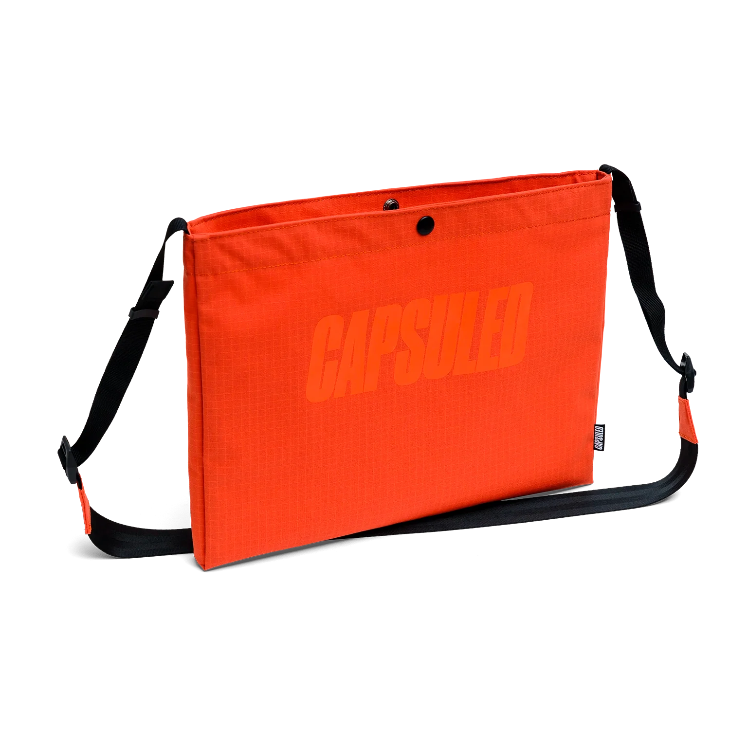 Capsuled Musette Umhängetasche 36 cm - Orange Rust