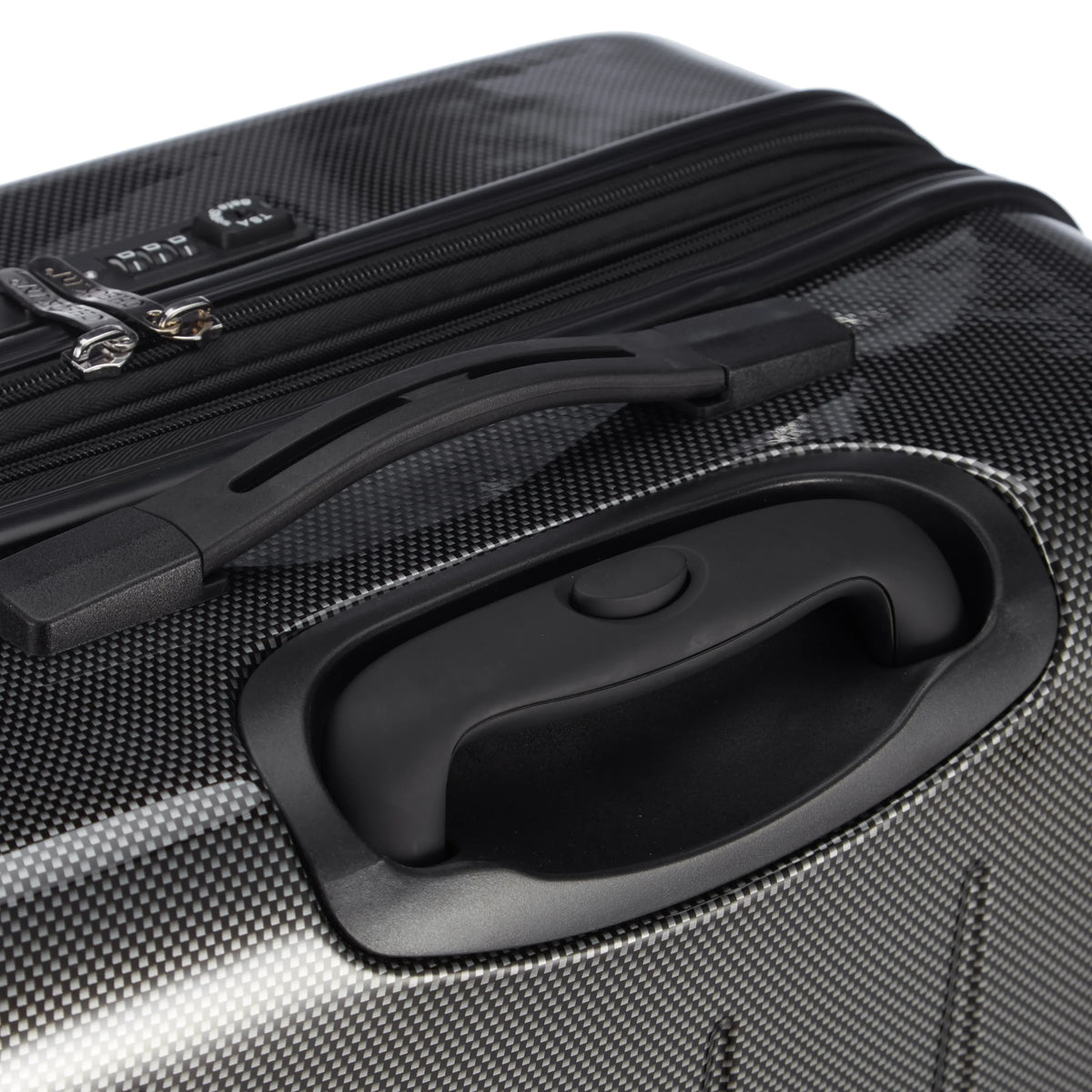Check In London 2.0 4-Rollen-Trolley 75 cm - Carbon Schwarz, Detailansicht Griff