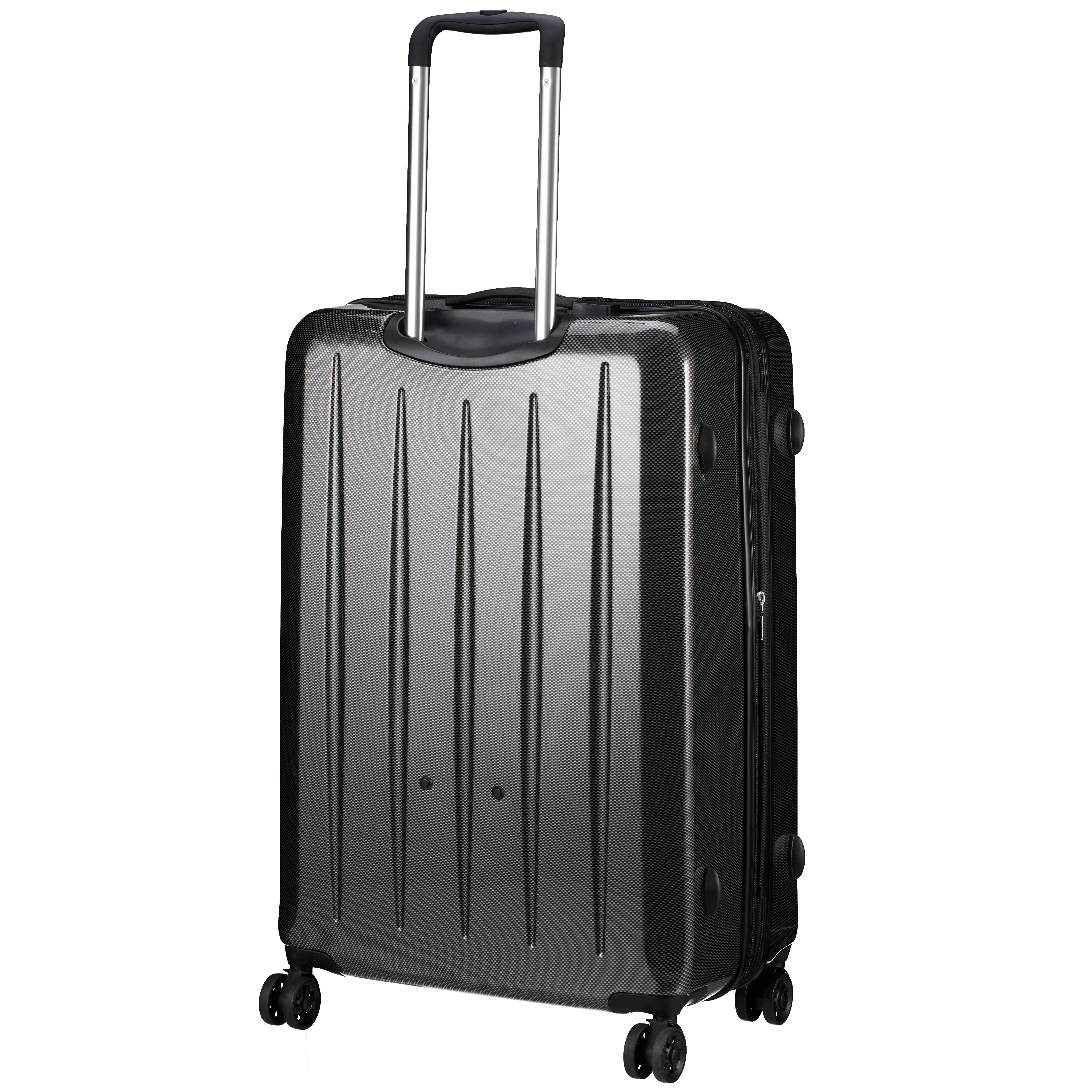 Check In London 2.0 4-Rollen-Trolley 75 cm - Carbon Schwarz, Rückansicht