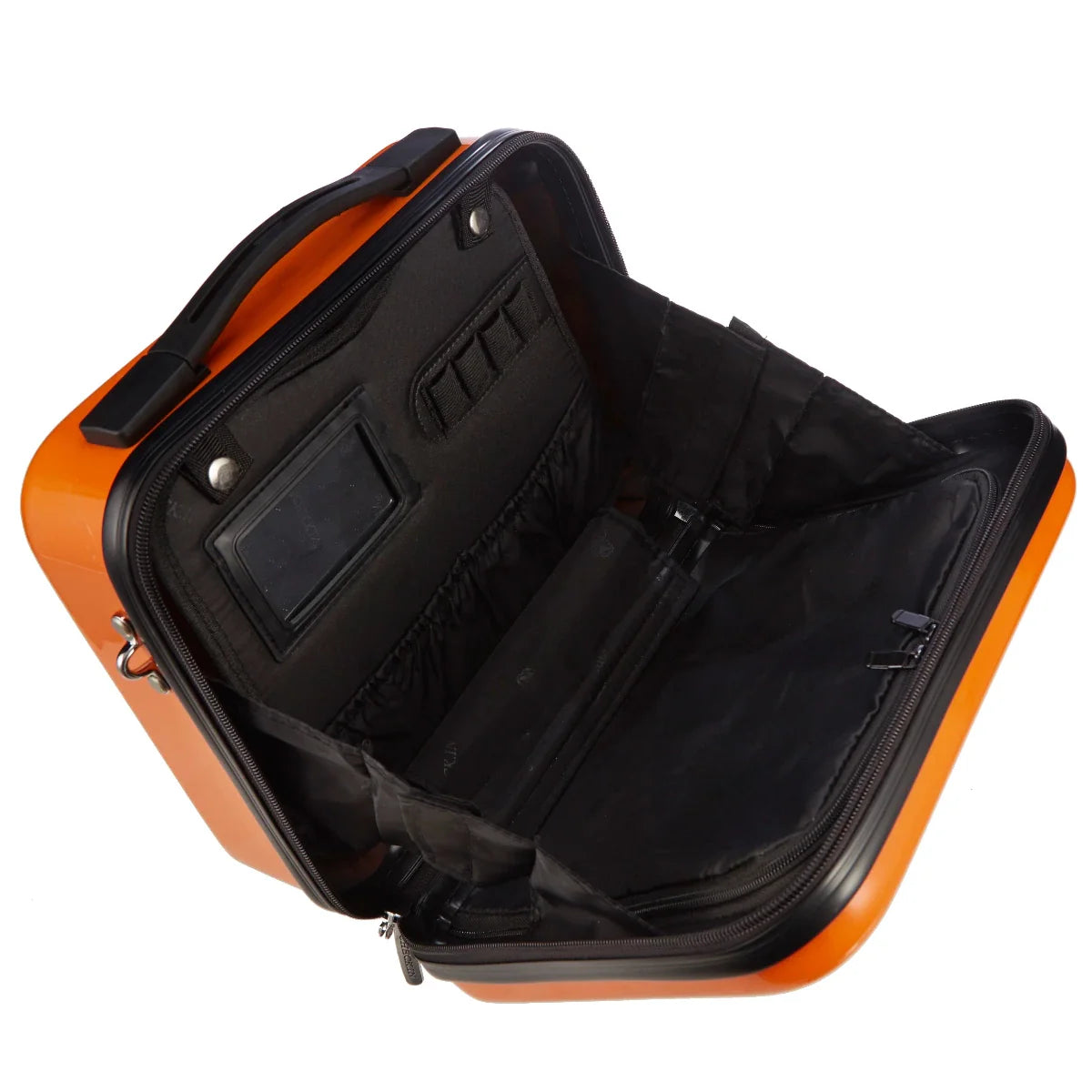Check In London 2.0 Kosmetikkoffer 33 cm - Orange, Innenansicht, Inneneinteilung