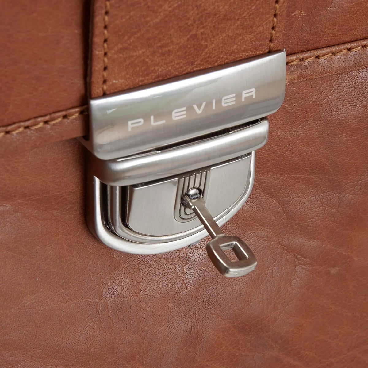 Plevier 600 Serie Business-Laptoptasche 2-Fächer 39 cm - cognac