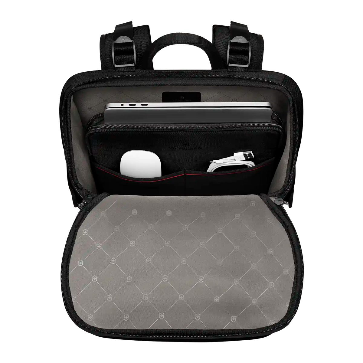 Gepolstertes Laptopfach für Laptops bis 15 Zoll im Victorinox Altmont Modern Commuter Backpack Schwarz