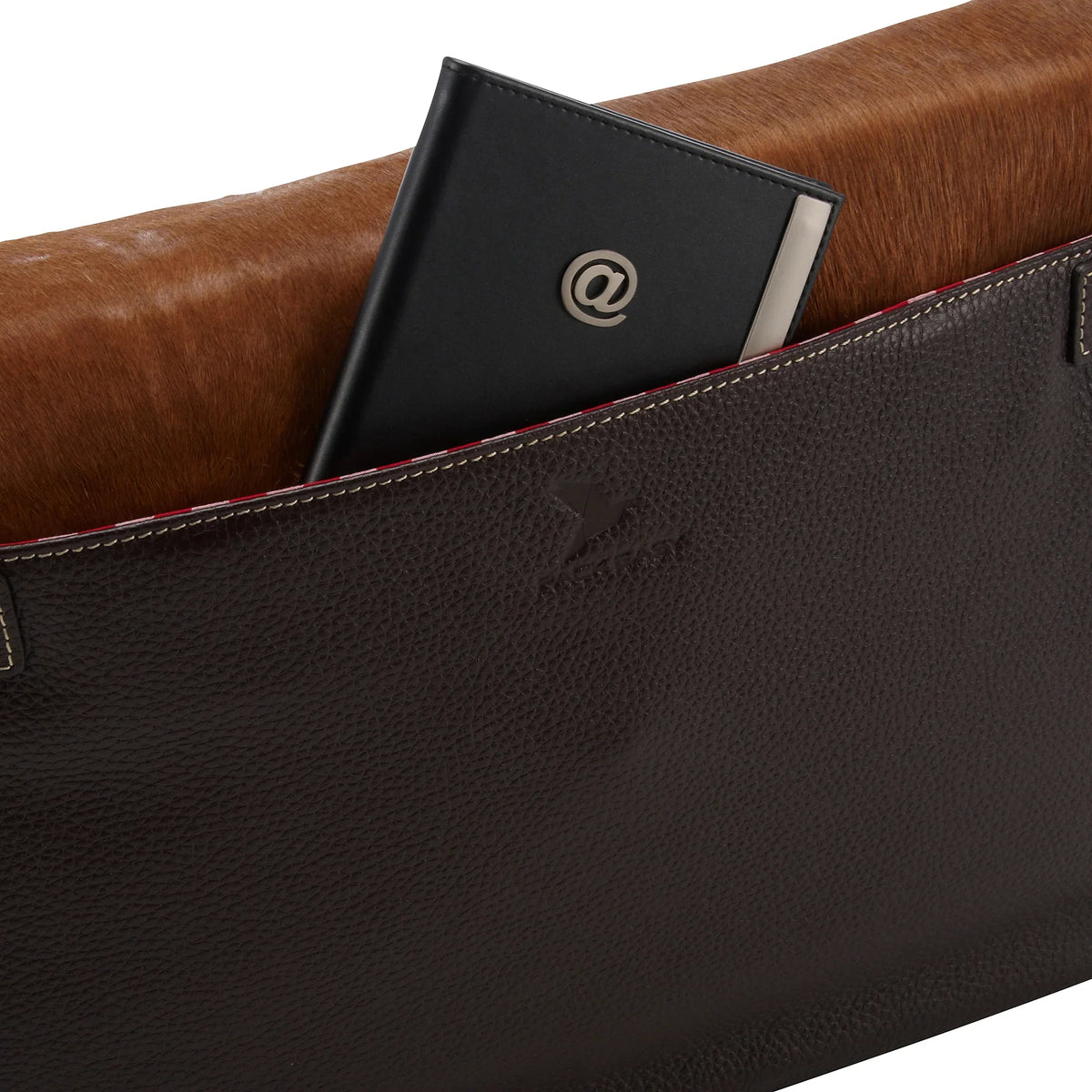 Pack Easy Fifty Rosi Messenger Bag mit Laptopfach 41 cm - braun