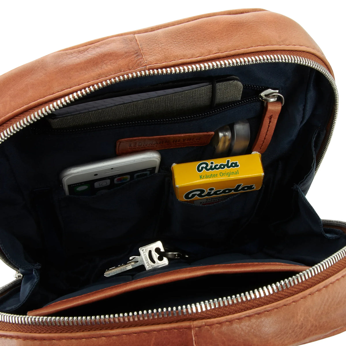 Leonhard Heyden Amsterdam Crossbag 30 cm - schwarz Leonhard Heyden - koffer - direkt.de