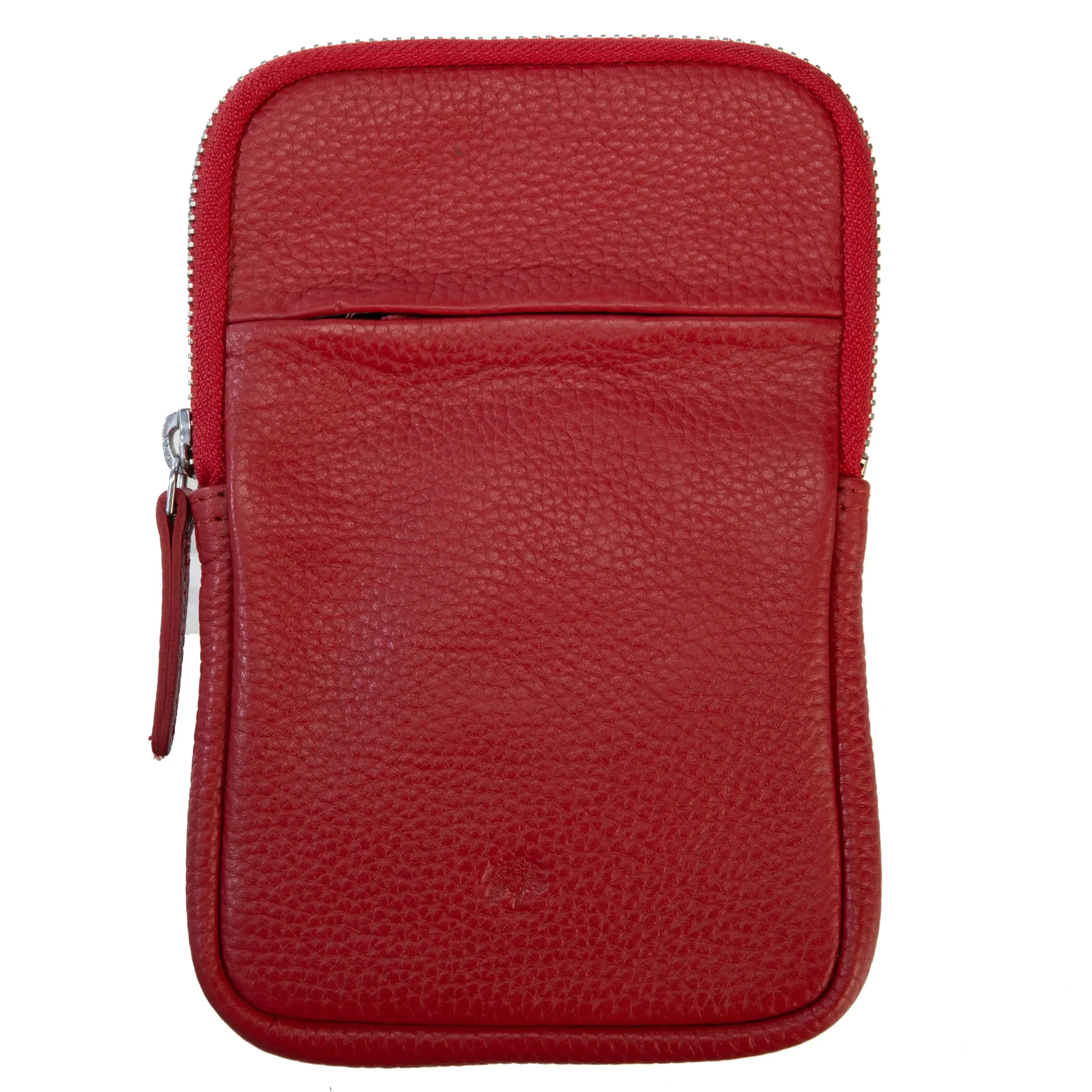 Prato Handy Umhängetasche 19 cm - red