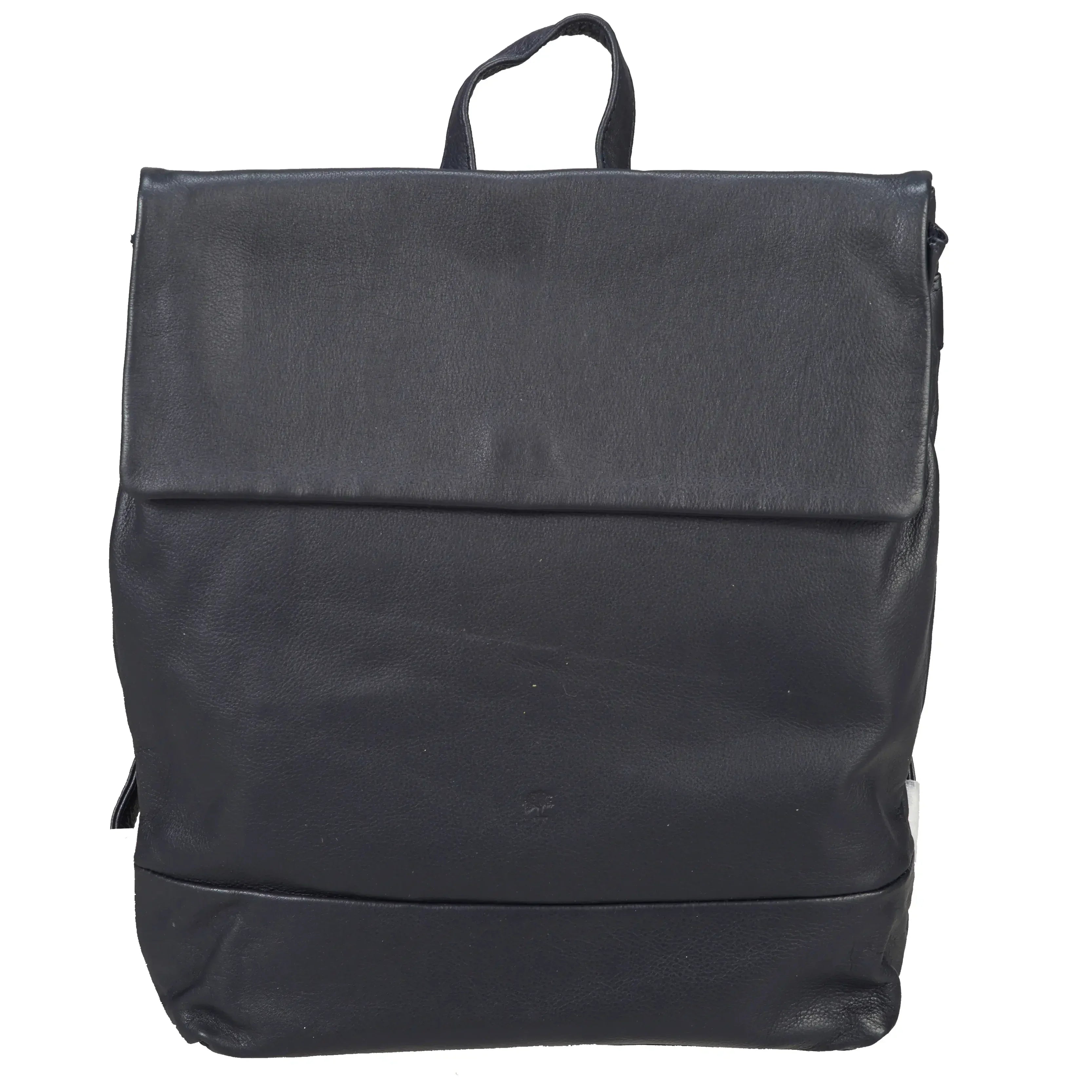 Prato Lederrucksack 34 cm - dark blue