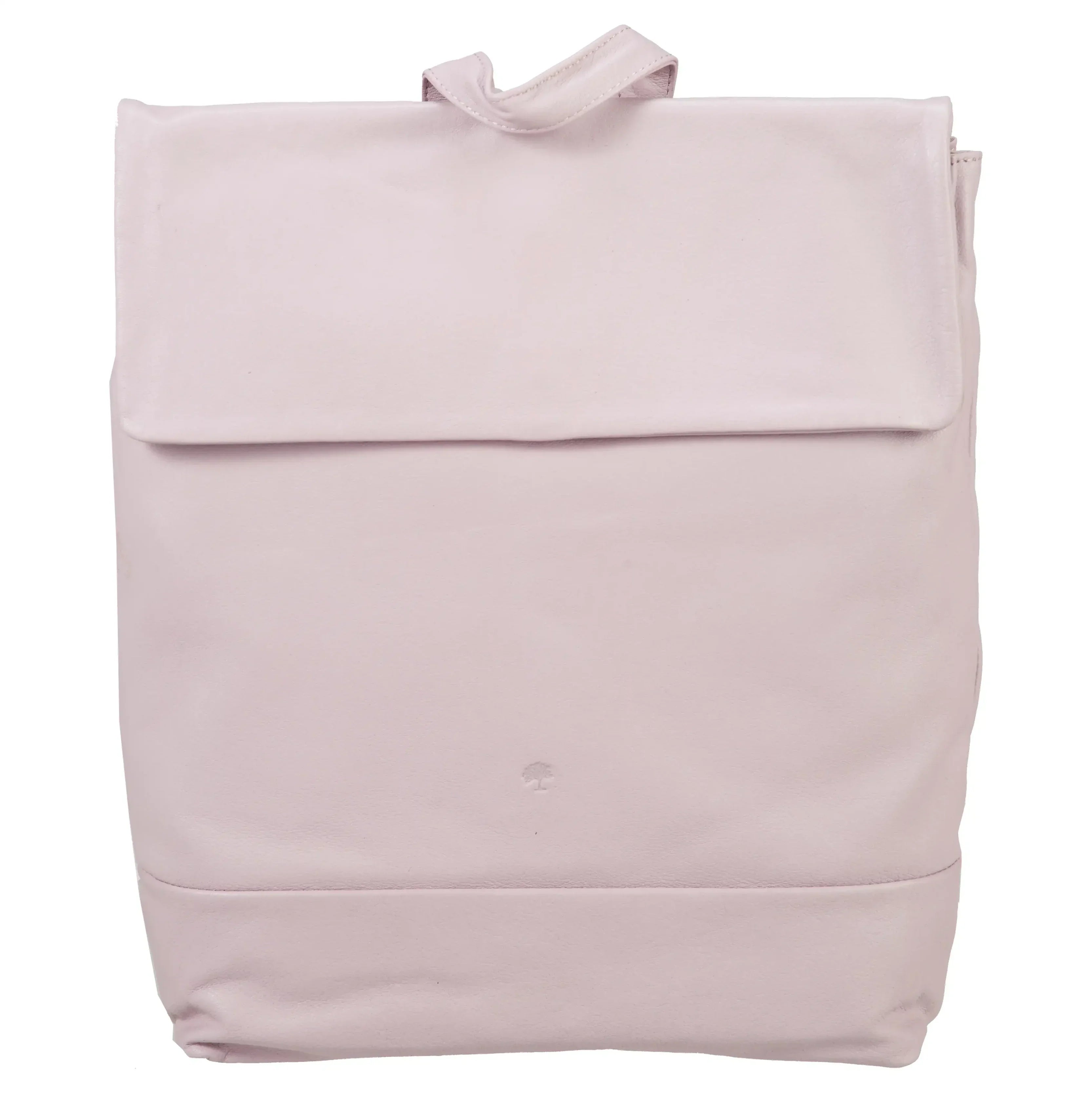 Prato Lederrucksack 34 cm - lavenda