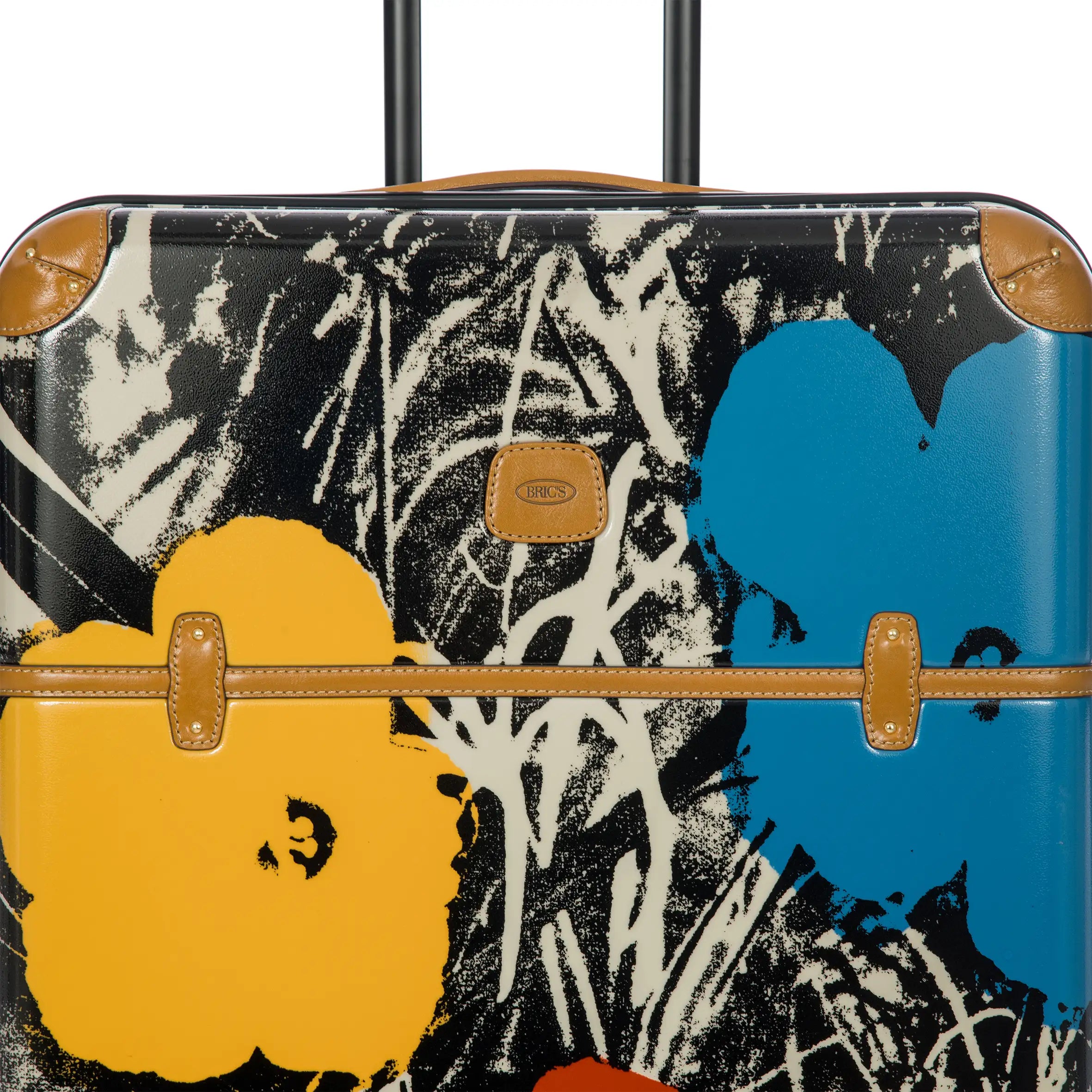 Brics Andy Warhol 4-Rollen Trolley 76 cm - Black Coloured Flowers