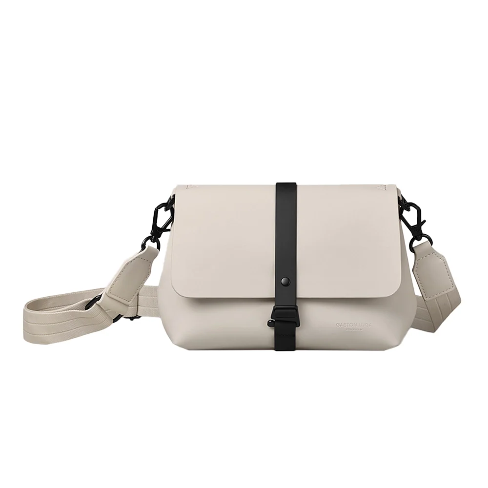 Gaston Luga Spläsh Crossbody Bag 20 cm - Cloud Cream