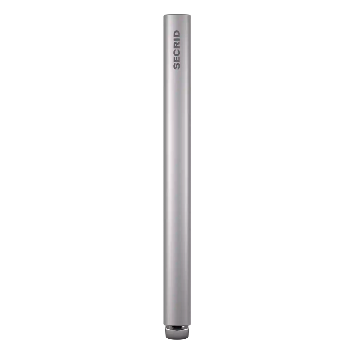 Seitenansicht Secrid Premium Cardprotector Fluted Silver 10 cm Kartenetui