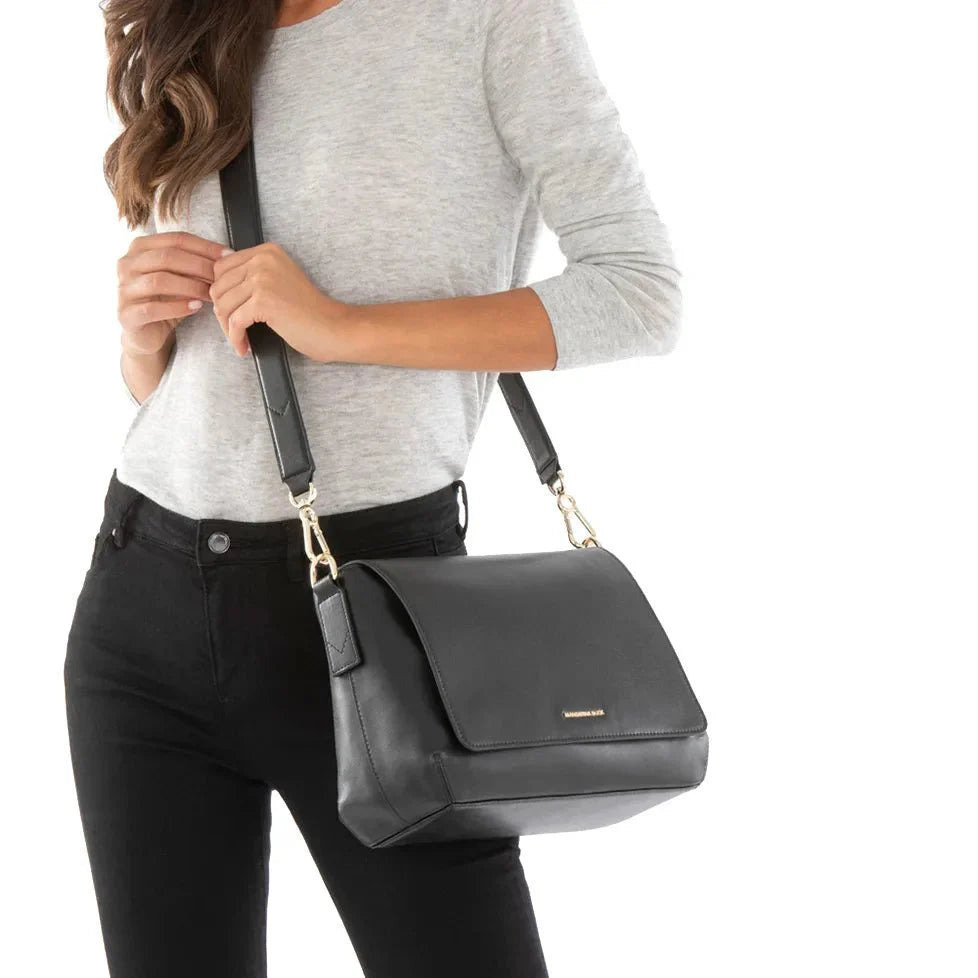 Mandarina Duck Luna Überschlagtasche 29 cm - Caramel Cafe
