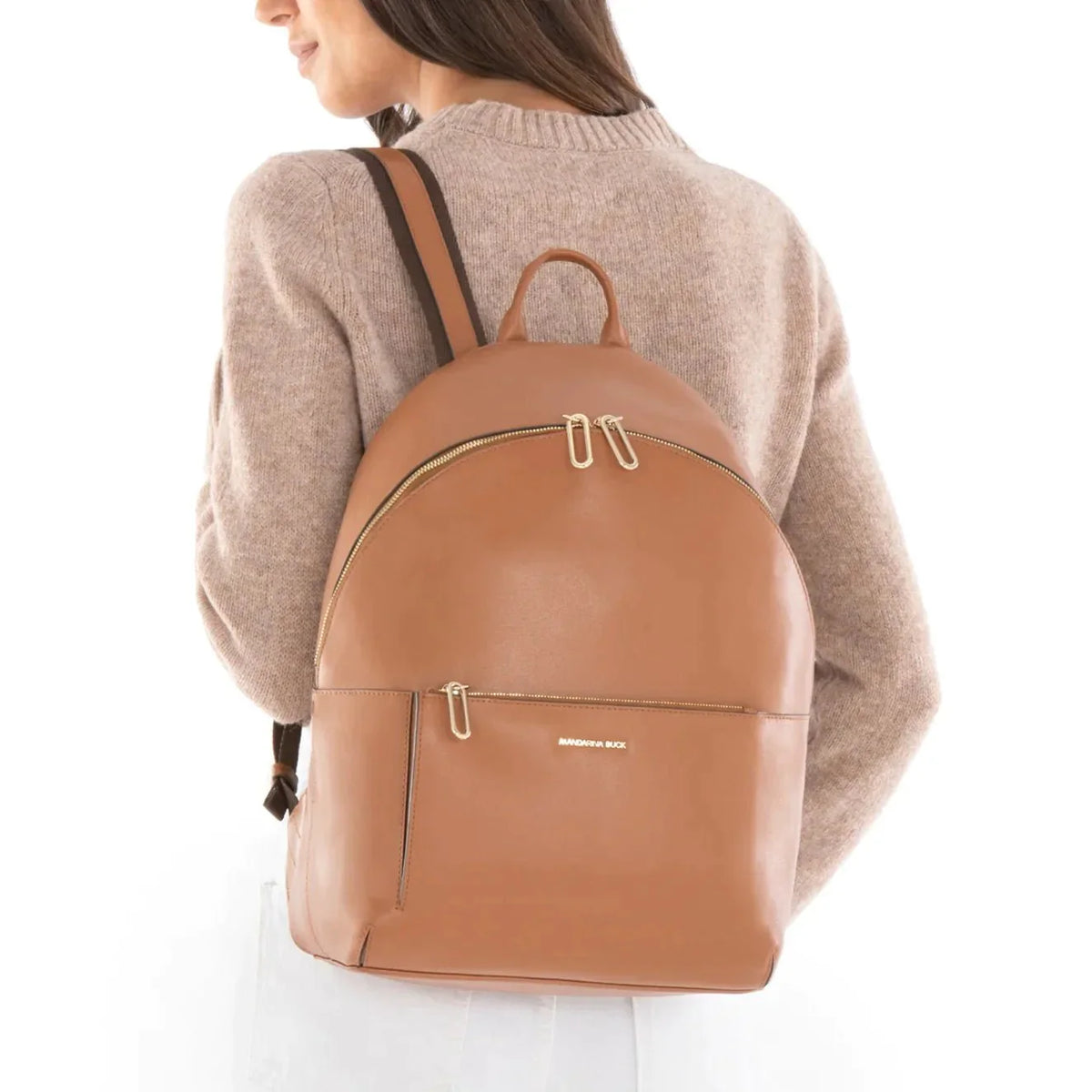 Mandarina Duck Luna Backpack 39 cm - Caramel Cafe