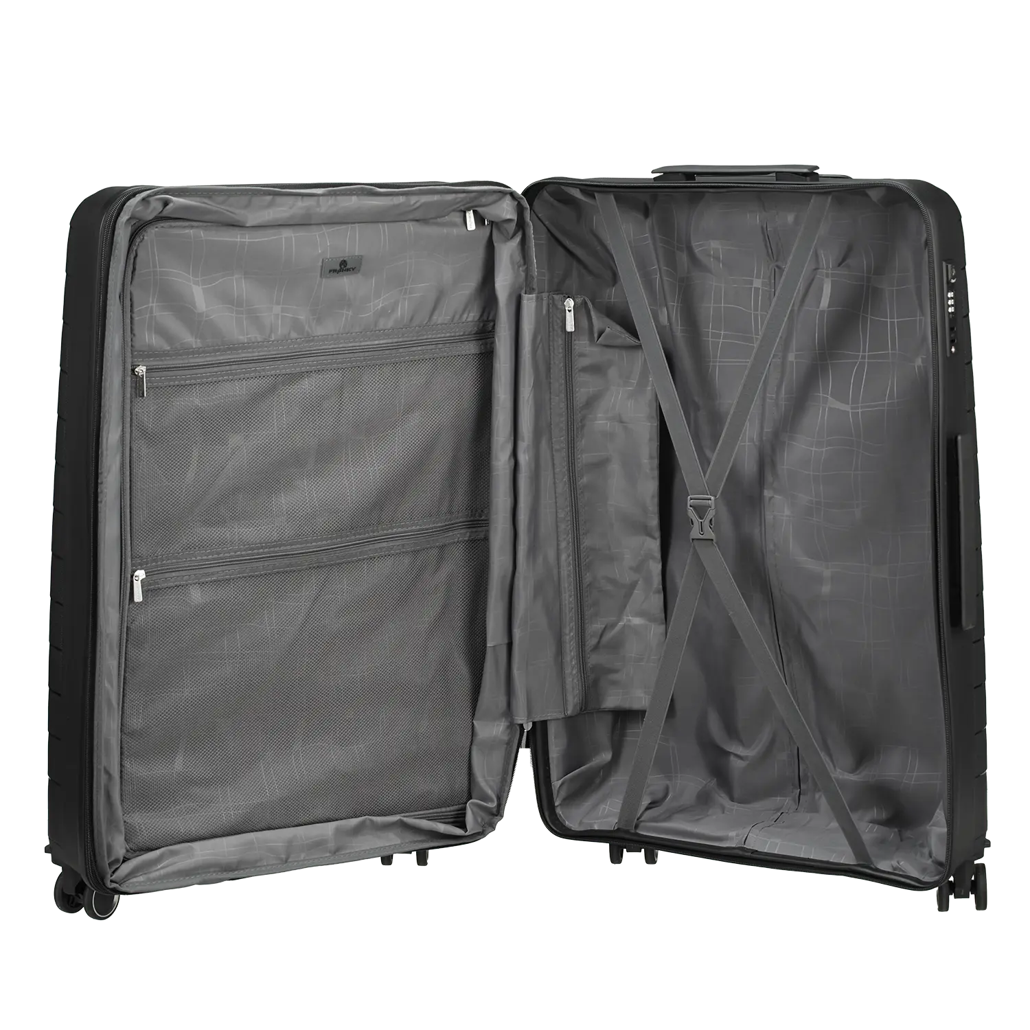 Franky PP15 Trolley L - Innenausstattung mit geräumigen Packfächern und Organisationssystem