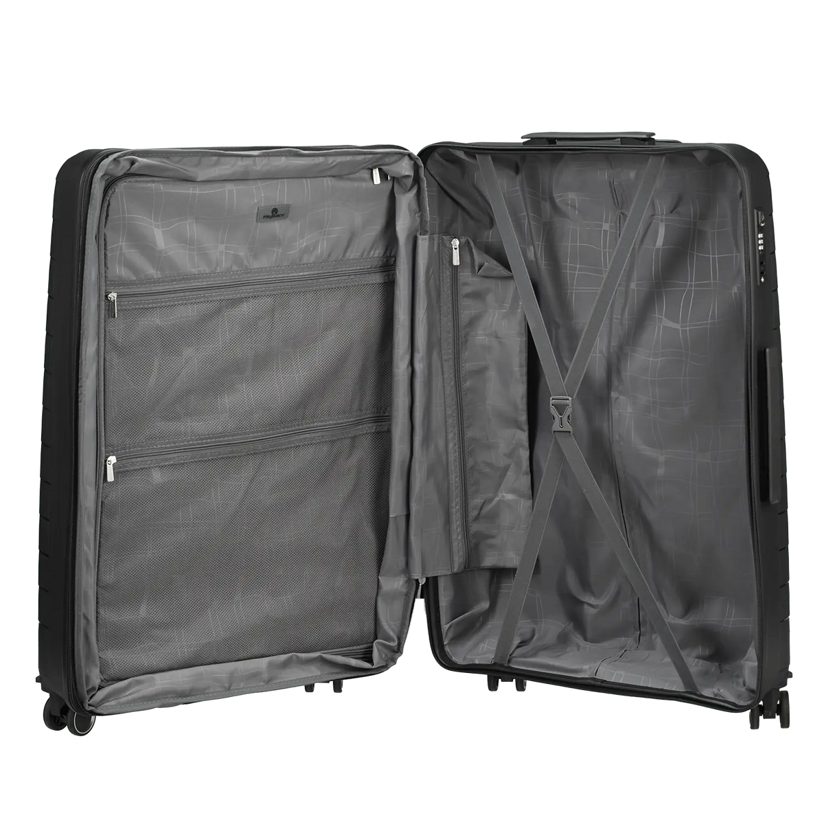 Franky PP15 Trolley M - Innenausstattung mit Packfächern für 5-7 Tage Reisen