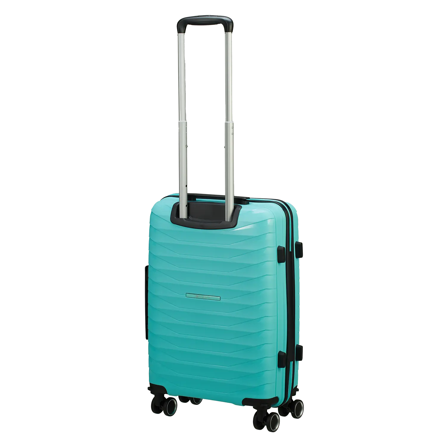 Franky PP15 Trolley S 58 cm - Rückansicht des Handgepäck-Koffers Light Turquise