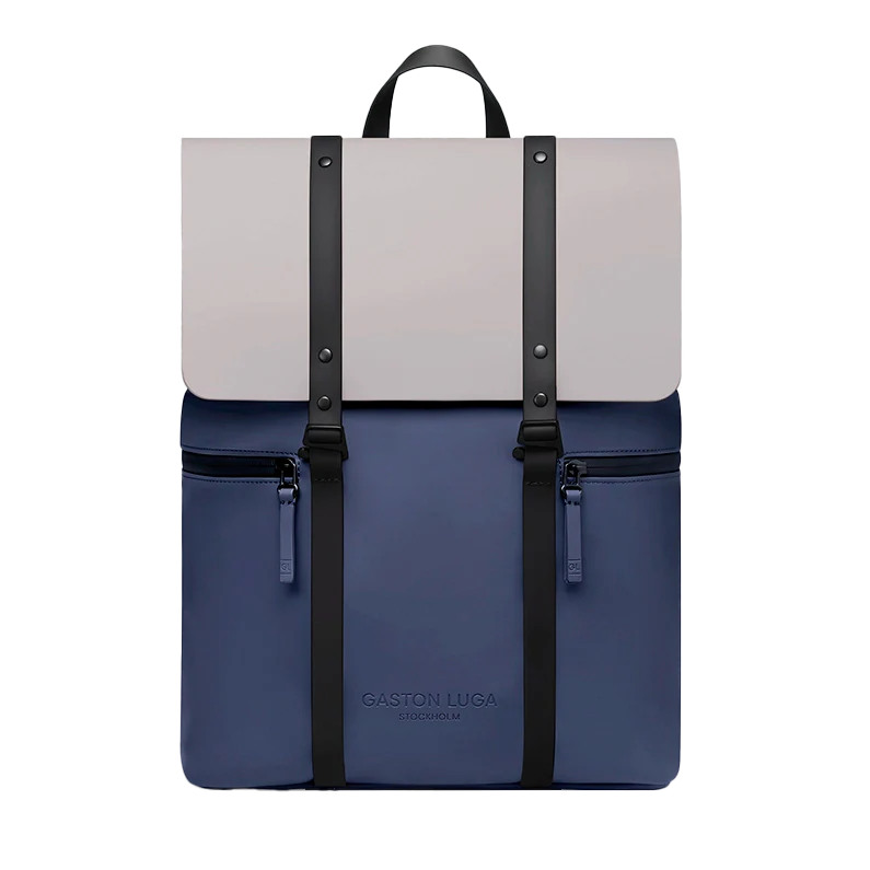 Gaston Luga Spläsh 2.0 13 Zoll Laptop Backpack 40 cm in Dark Blue Taupe – moderner wasserdichter Rucksack