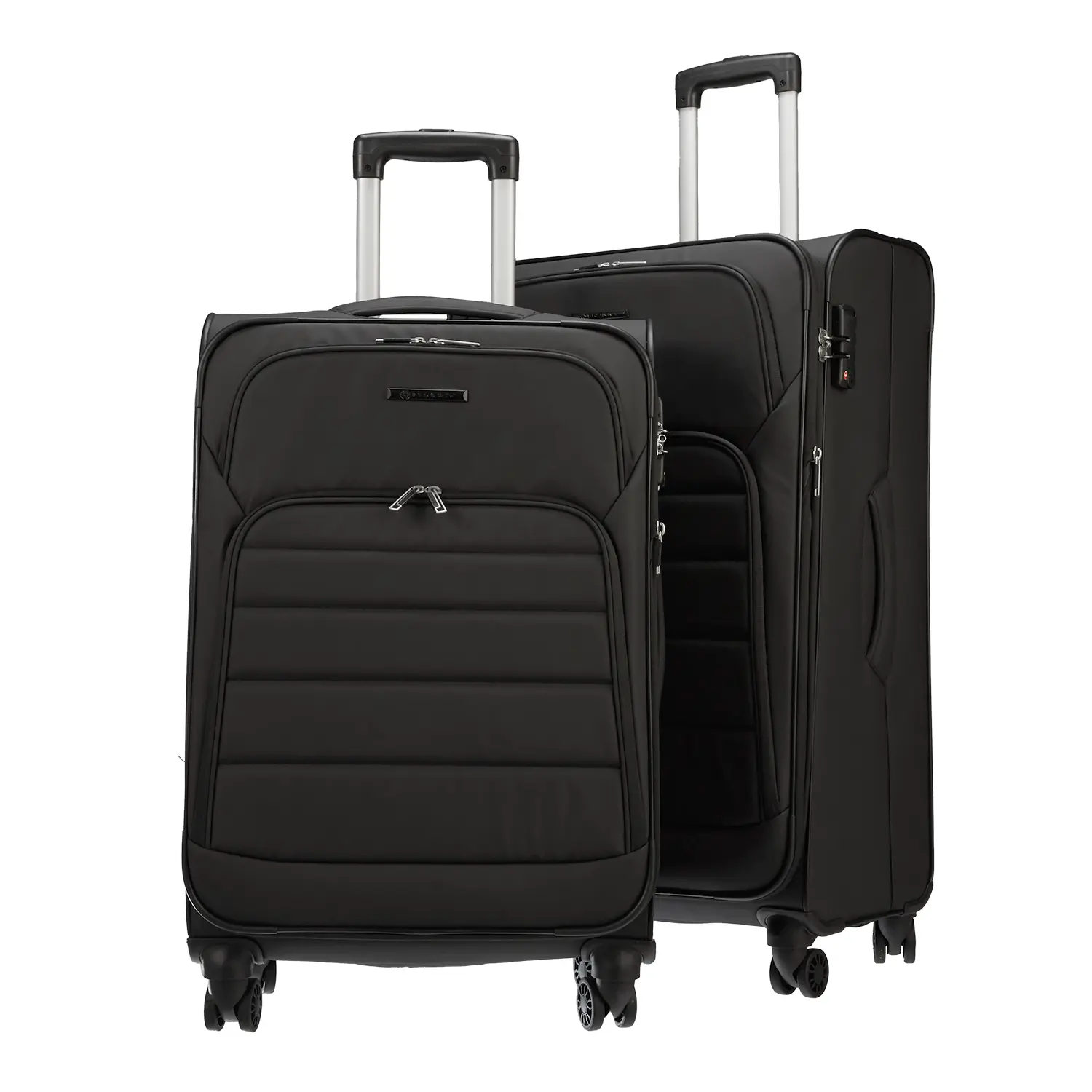 Franky T1-B 4-Rollen Trolley Set L/M - Black