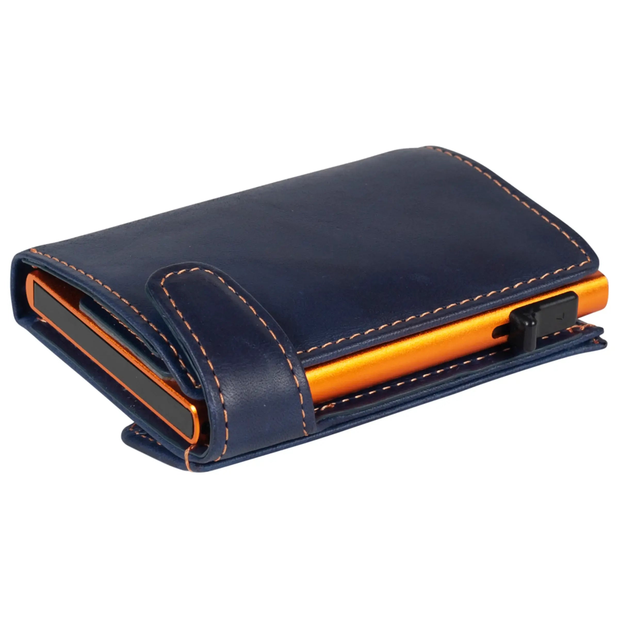 Tony Perotti Furbo Kreditkarten-Etui für Damen 10 cm - Königsblau