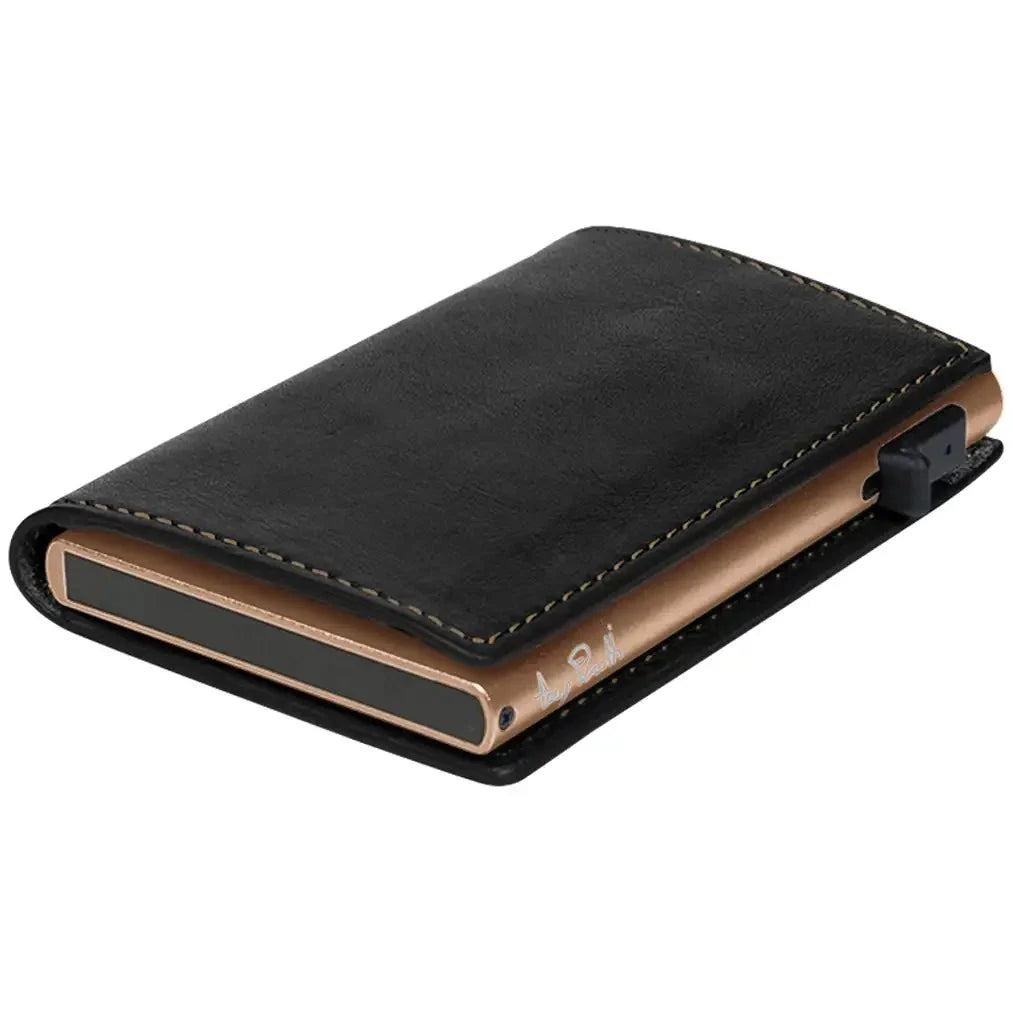 Tony Perotti Furbo Basic Kreditkartenetui 10 cm - Bronze-Schwarz